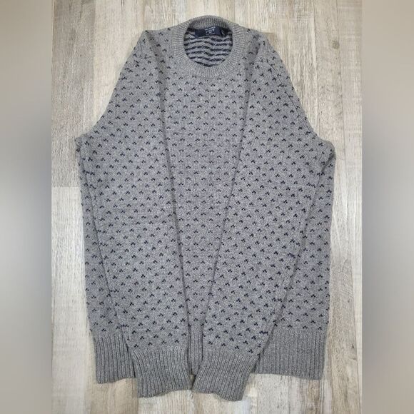 VINTAGE LN 100% WOOL HEAVY WHEIGHT women small JCREW SWEATER heavyweight - Picture 3 of 8